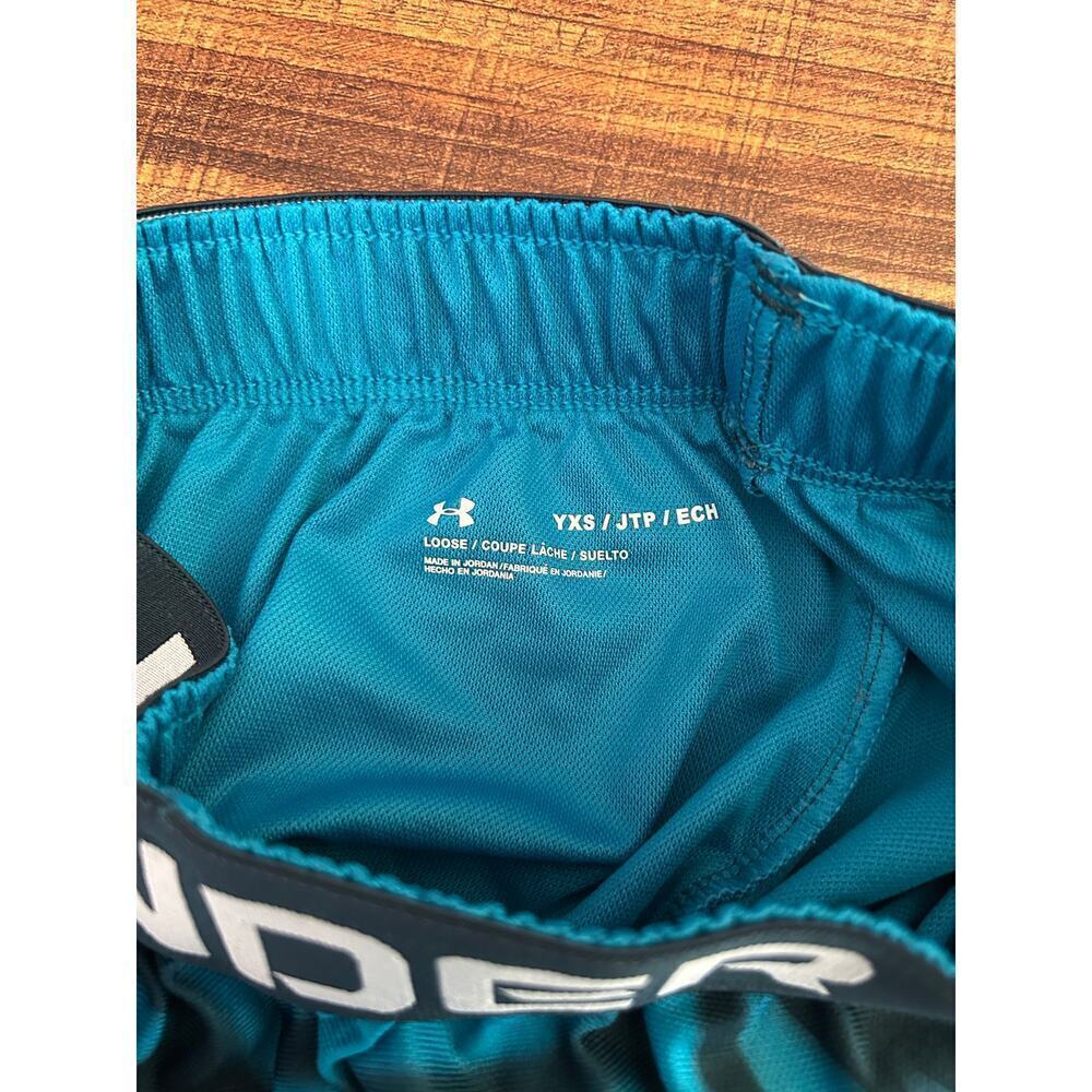 UNDER ARMOUR Girl’s Athletic Abstract Print Shorts / Size: YXS - Picture 3 of 8